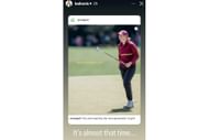 Amanda Balionis' Instagram story on Saturday | Source: IG@balionis